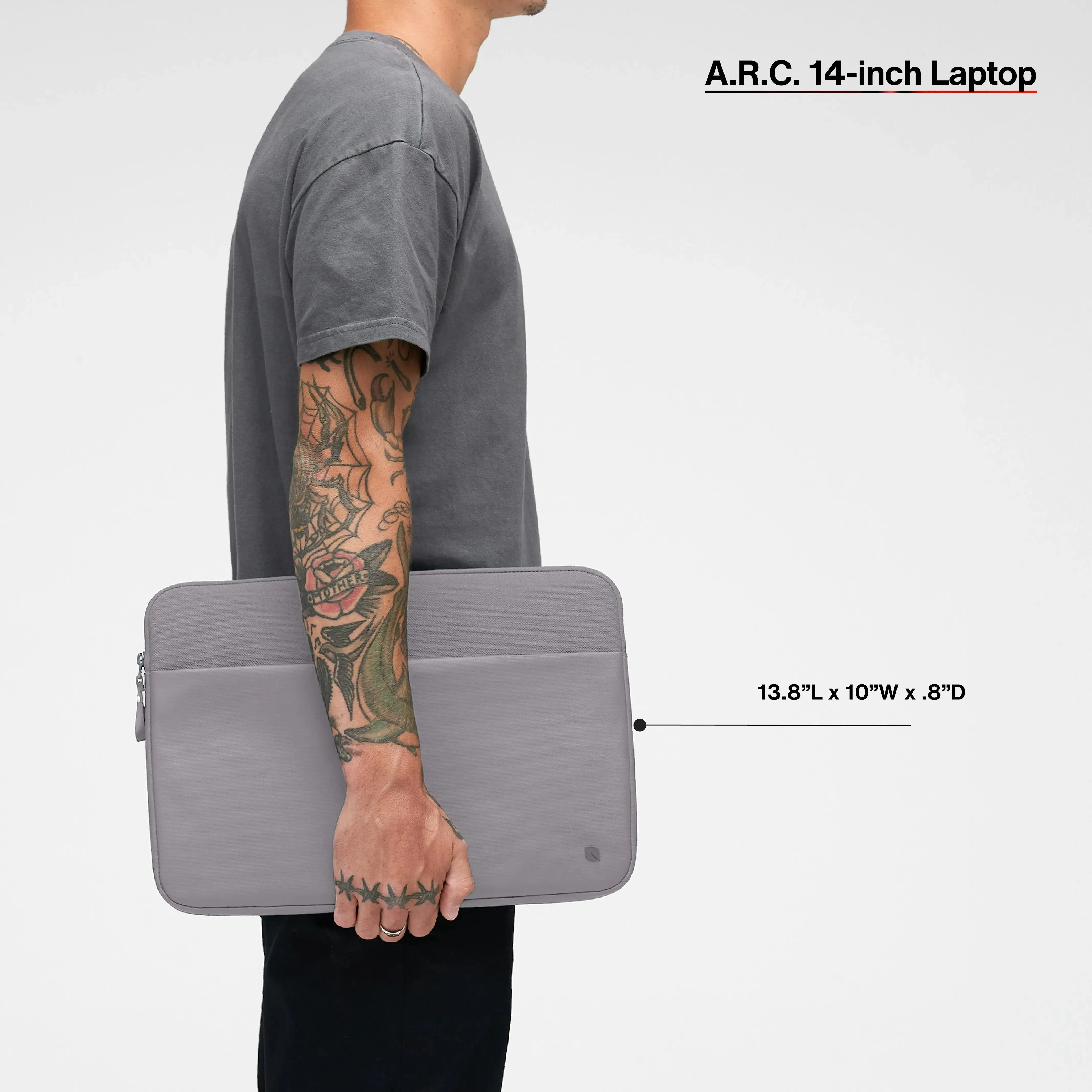 A.R.C. Sleeve With ReSpun 100% Recycled Polyester for 14-inch Laptop
