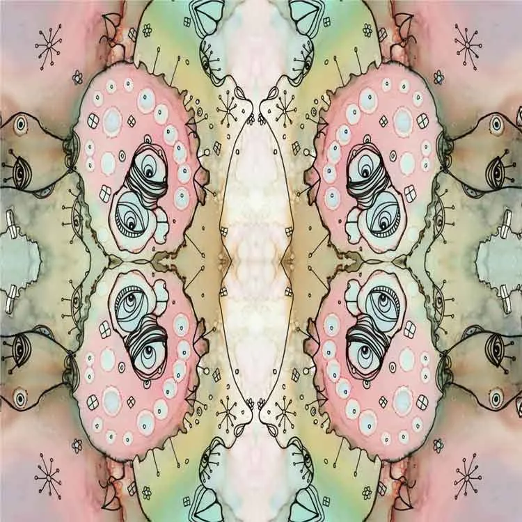Area Rug  'Turn Around 3'