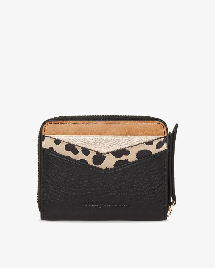ARLINGTON MILNE Alexis Zip Purse - Black Multi