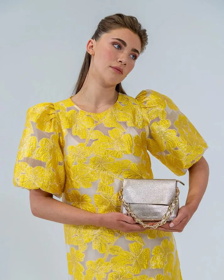 ARLINGTON MILNE Amber Petite Bag - Gold