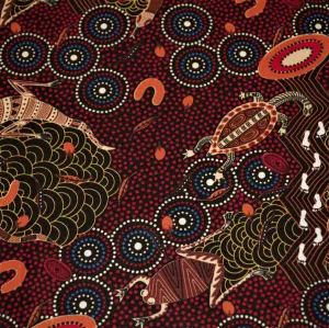 Around The Waterhole Red
