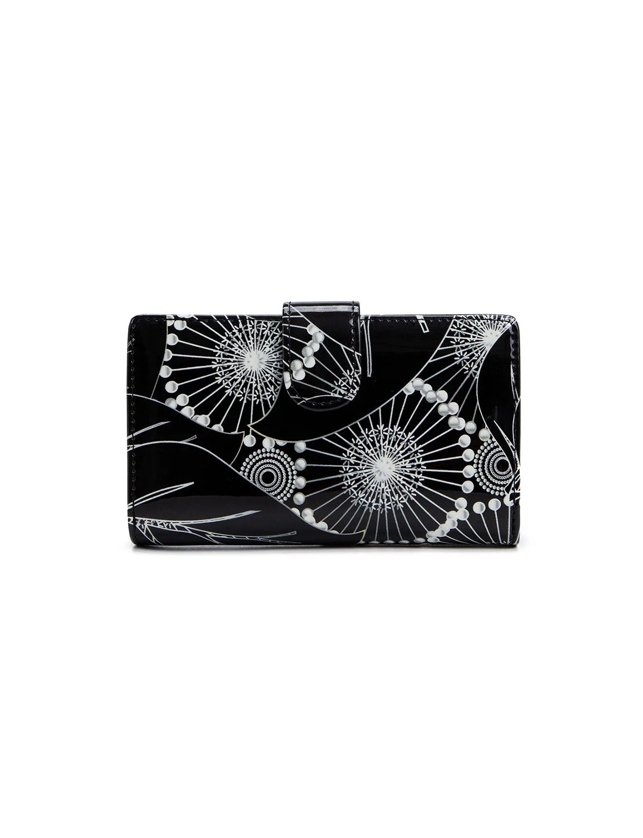 ASPEN MEDIUM PATENT LEATHER WALLET WITH RFID- WSF402-SALE