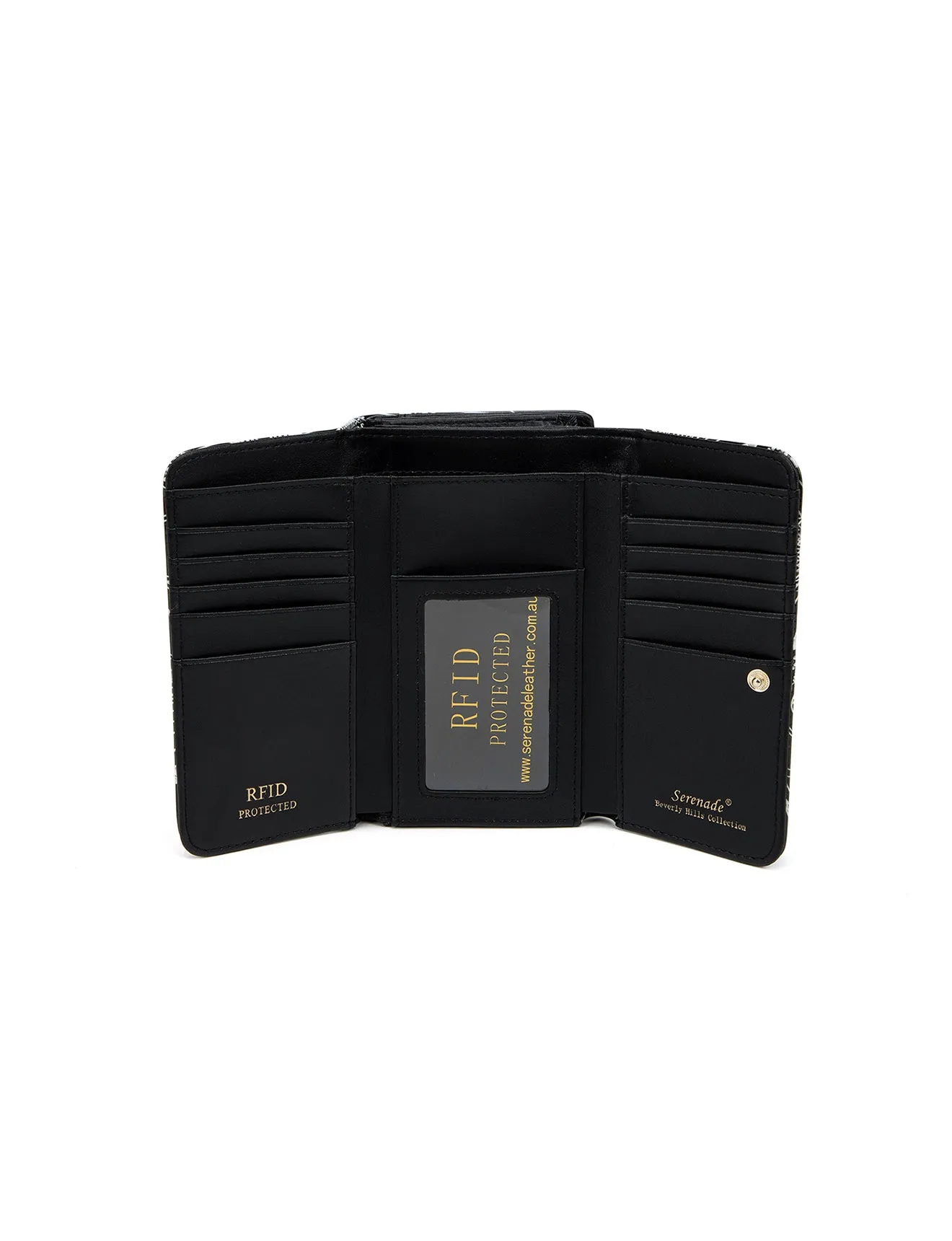 ASPEN MEDIUM PATENT LEATHER WALLET WITH RFID- WSF402-SALE