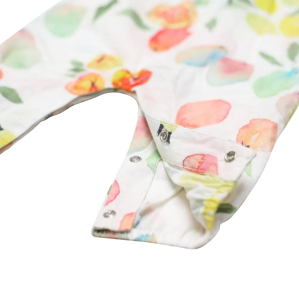 Baby Girl Posana Fruit Print Dungarees