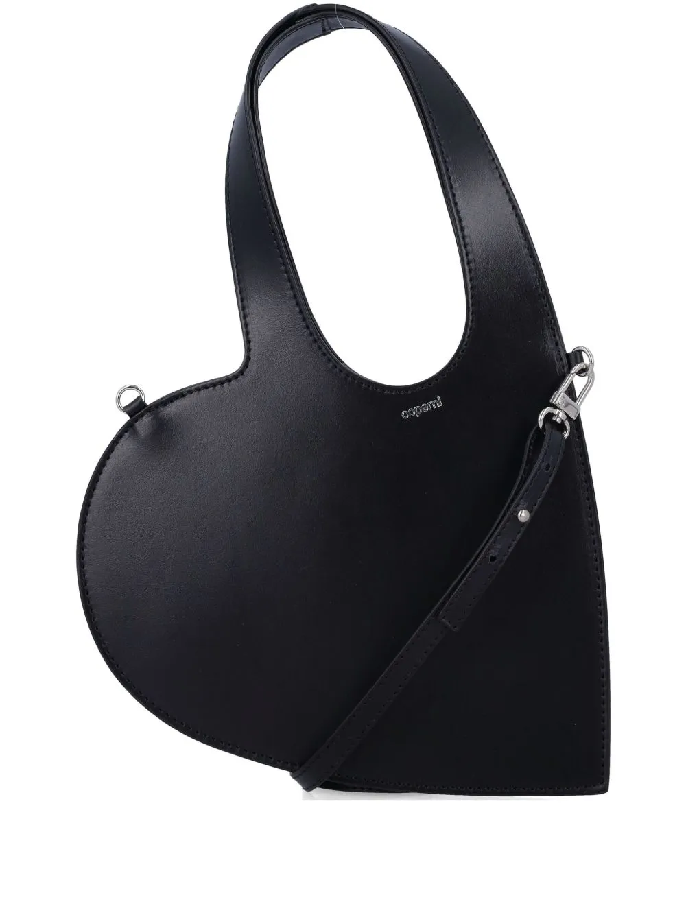 Baby heart leather crossbody bag