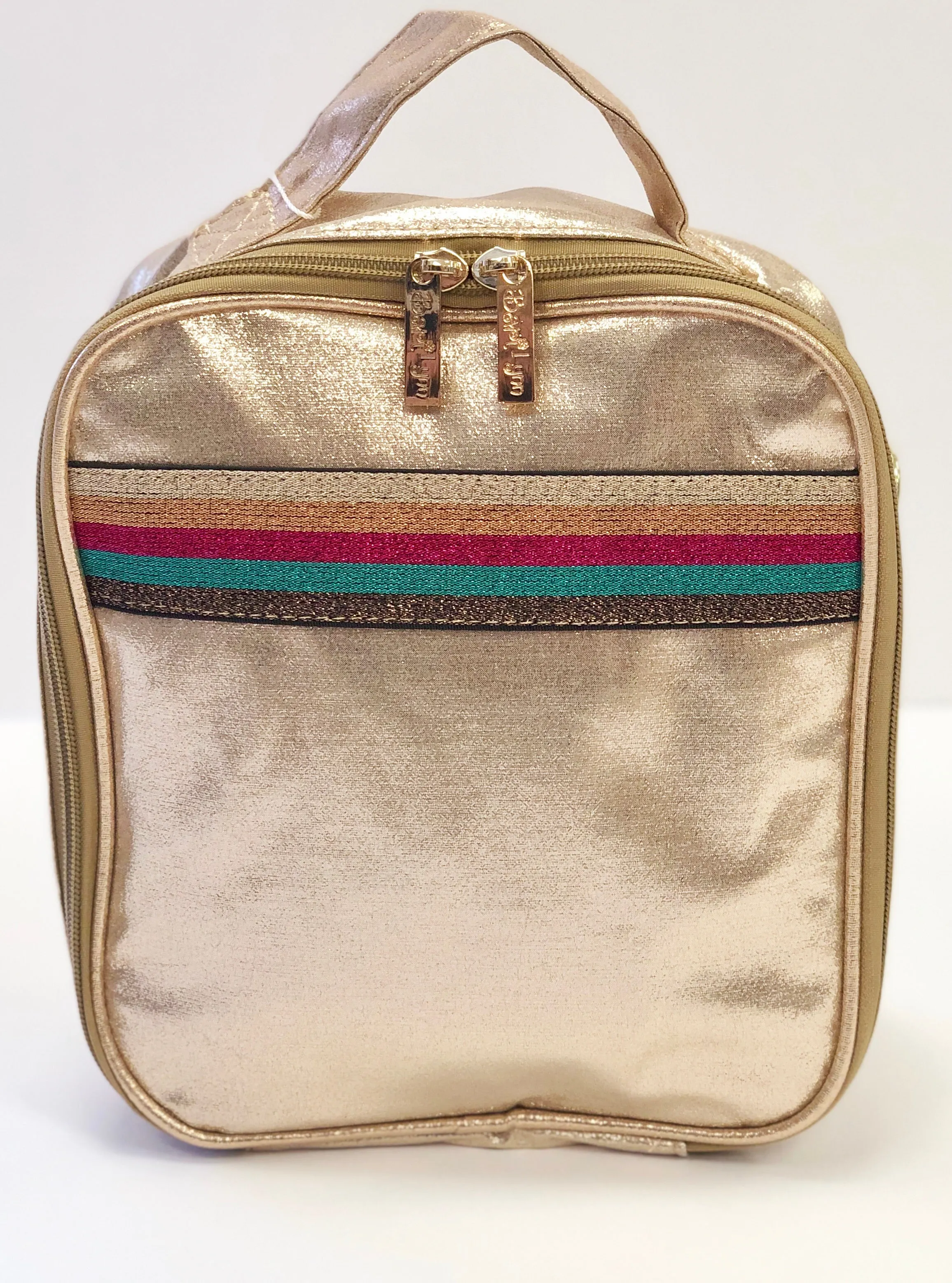 Bari Lynn Rose Gold with Taping Lunch Box