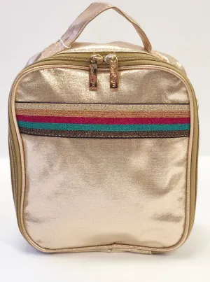 Bari Lynn Rose Gold with Taping Lunch Box