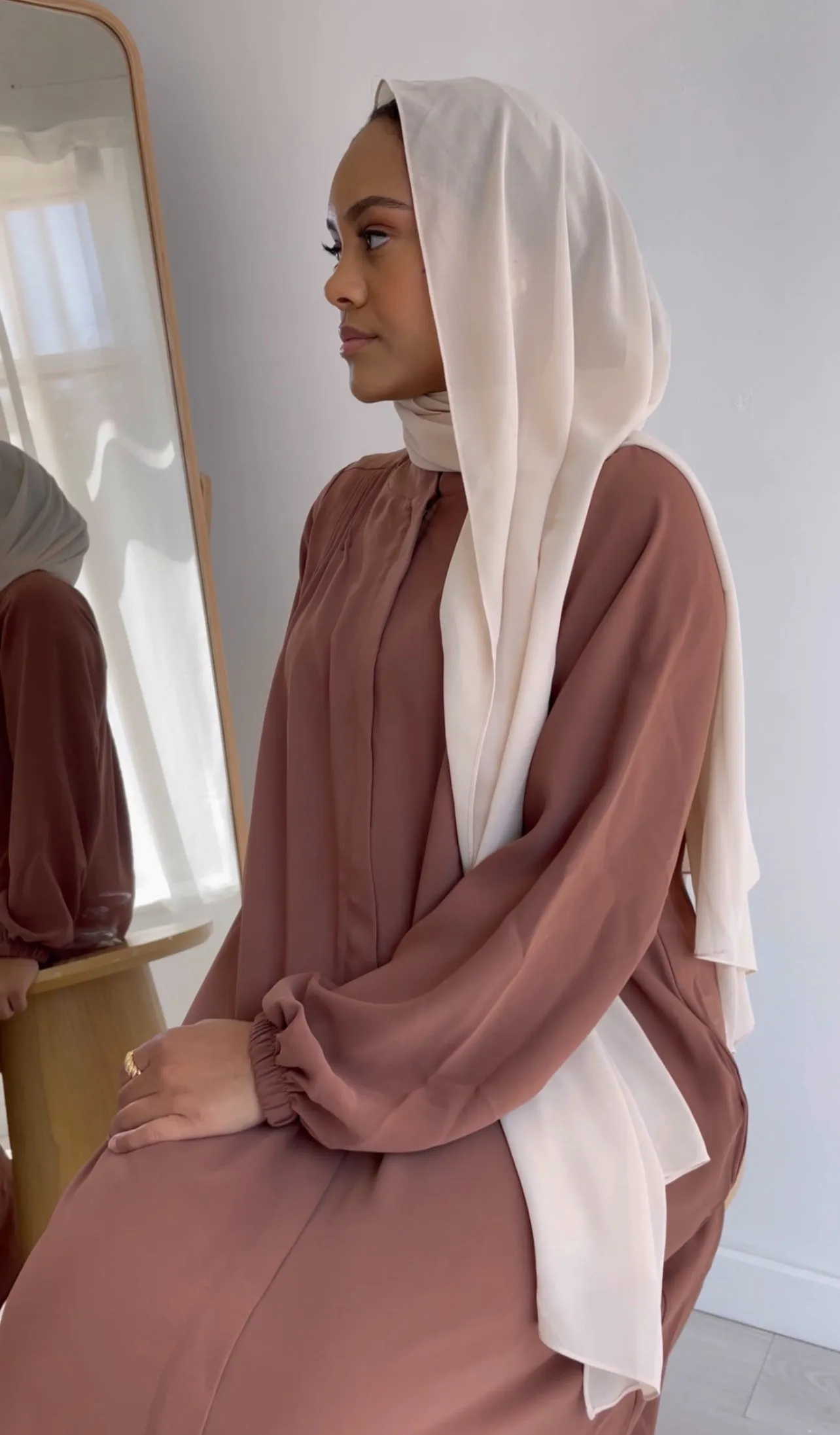 Basic Pocket Abaya - Sienna