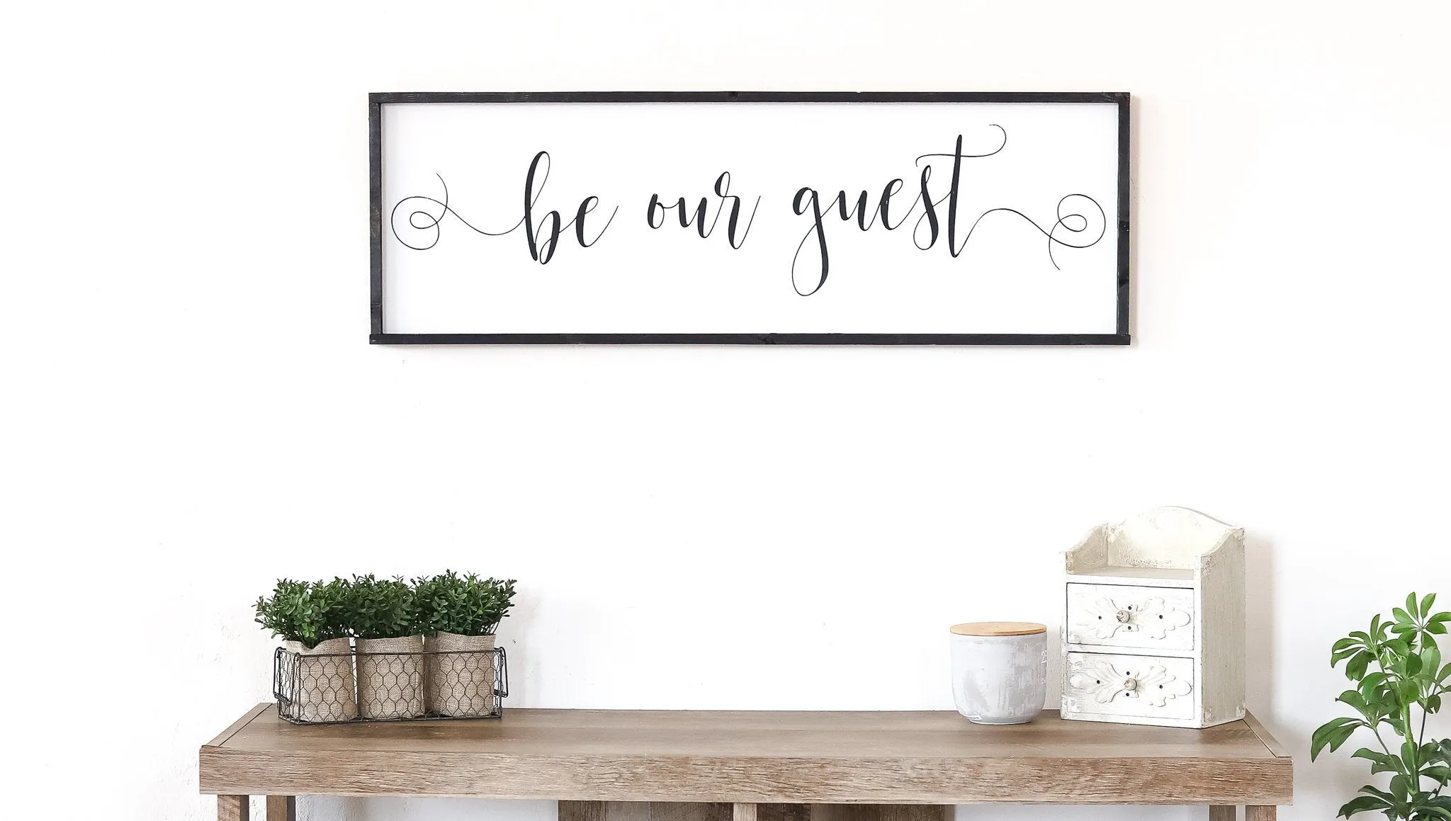 Be Our Guest Sign