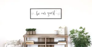 Be Our Guest Sign