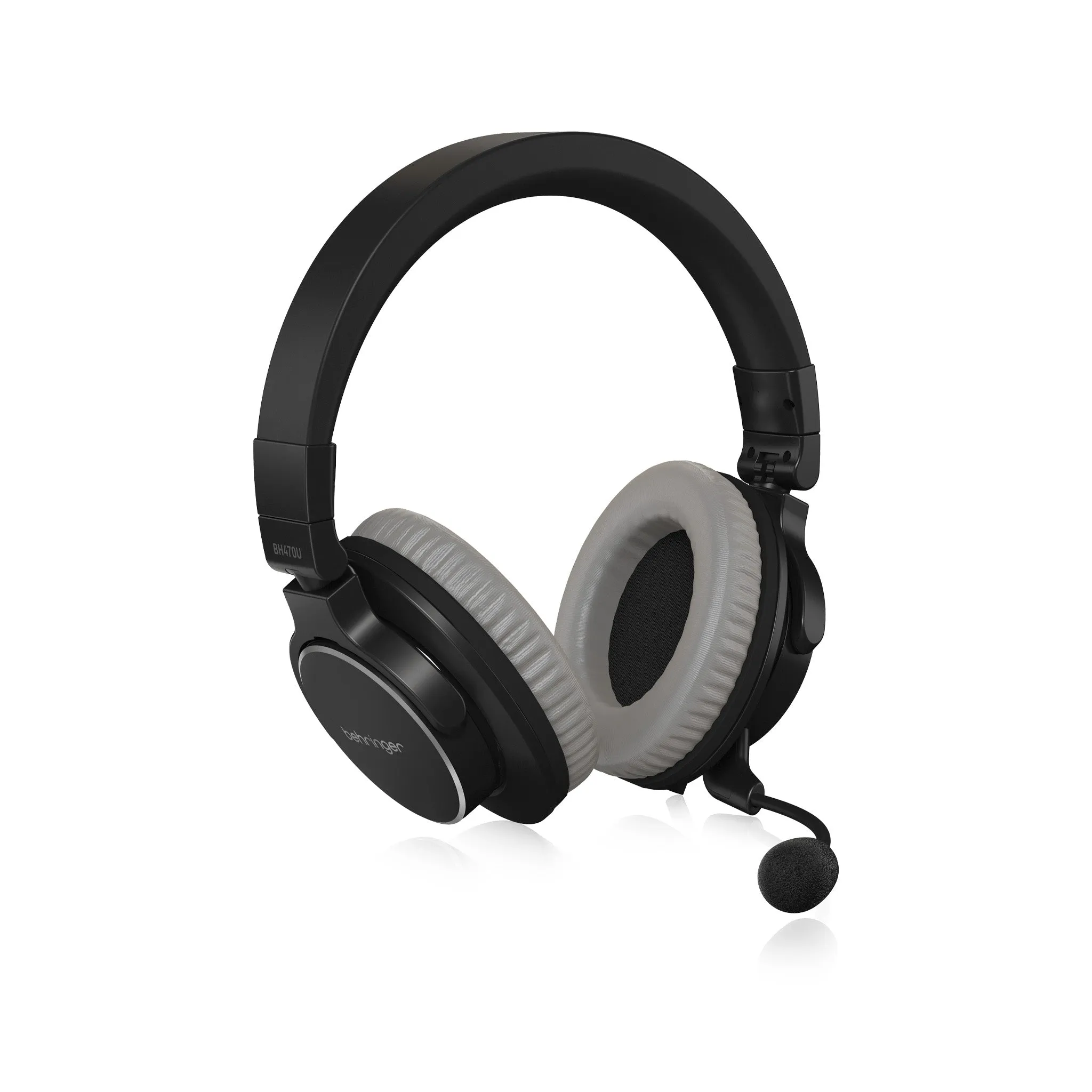 Behringer BH470U Premium Stereo Headset with Detachable Microphone and USB Cable (BH470U)