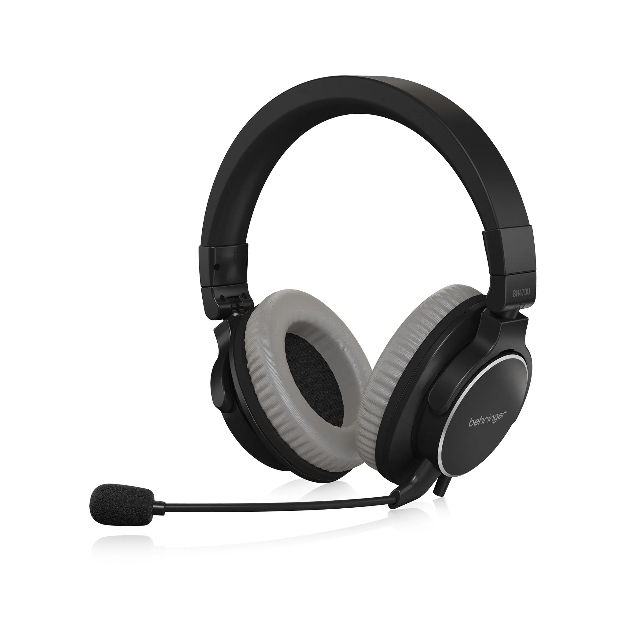 Behringer BH470U Premium Stereo Headset with Detachable Microphone and USB Cable (BH470U)