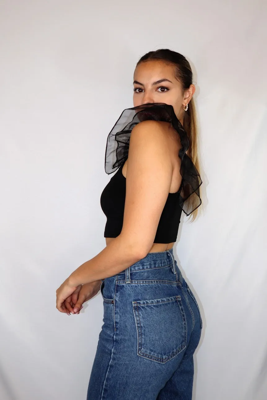 Belle Top Black