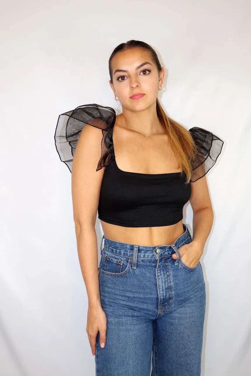 Belle Top Black