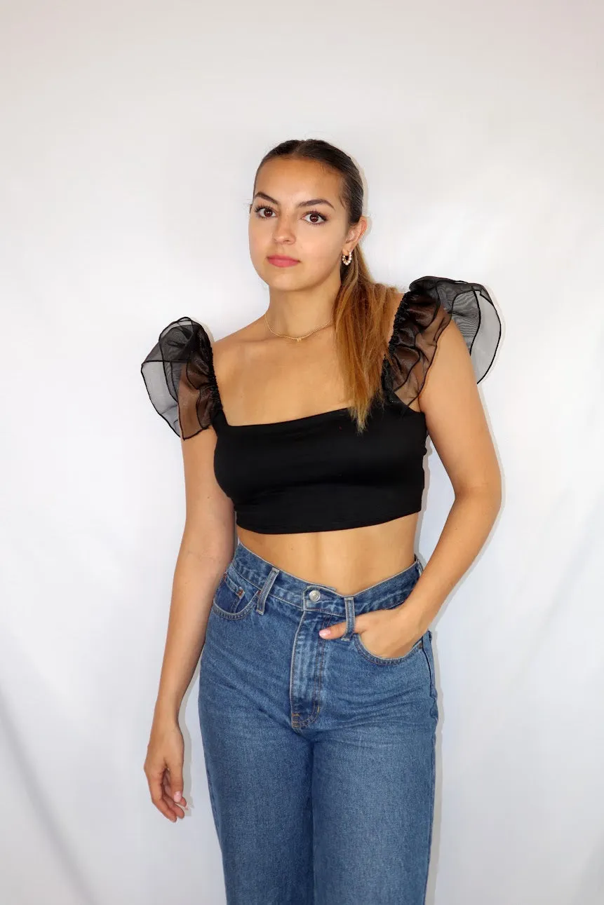 Belle Top Black