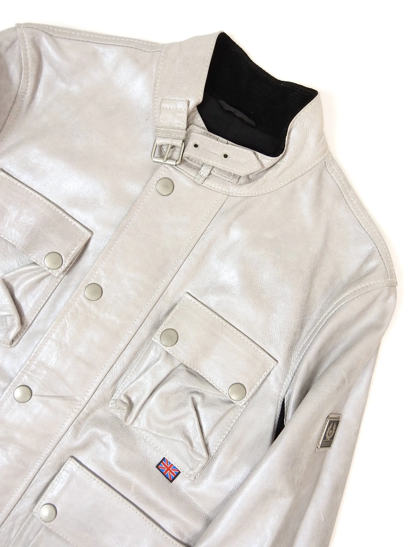 Belstaff Gold Label Leather Jacket Size Medium
