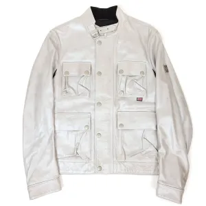 Belstaff Gold Label Leather Jacket Size Medium