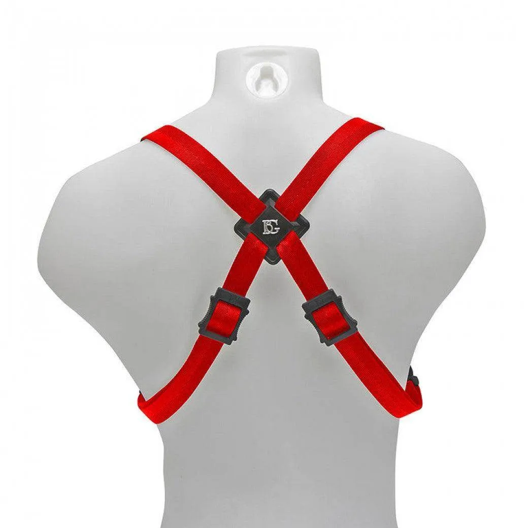 BG Alto & Tenor Sax Womens Harness ~ Red ~ Snap Hook