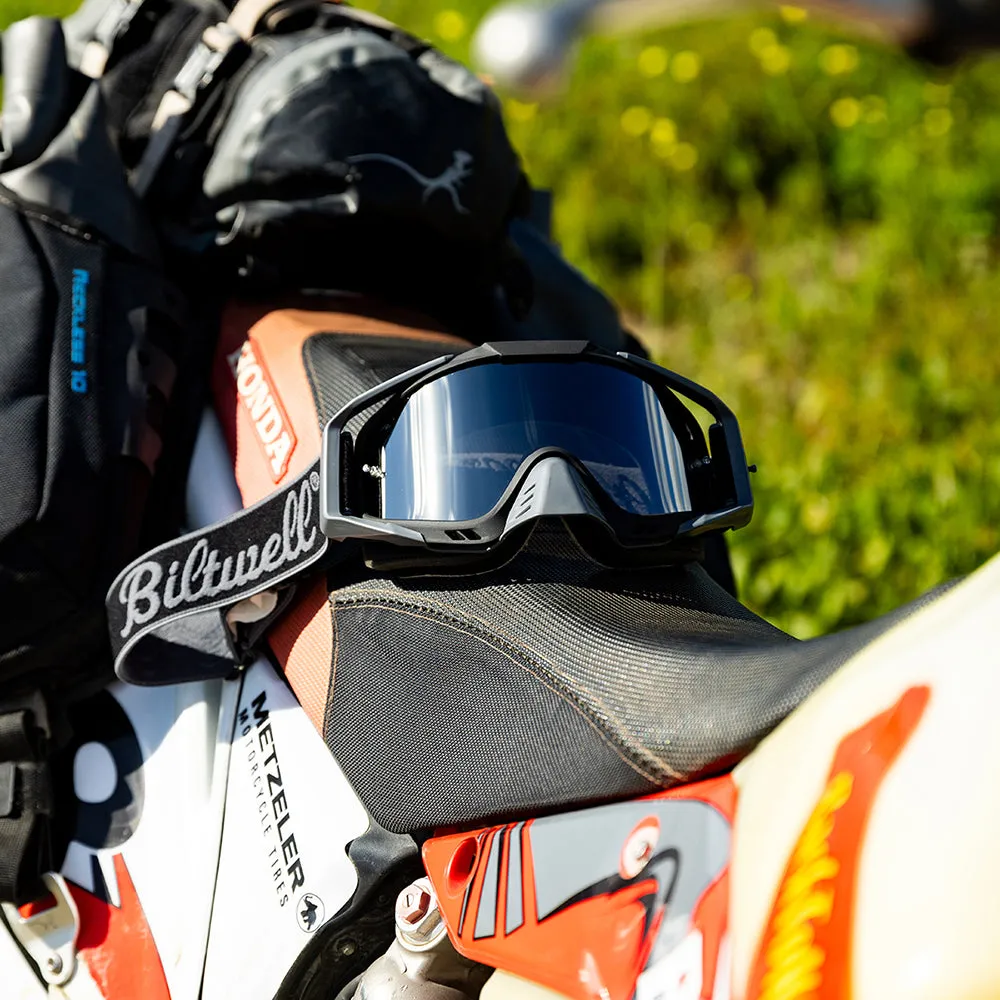 BILTWELL RIDGELINE GOGGLE [SCRIPT GREY/BLACK]