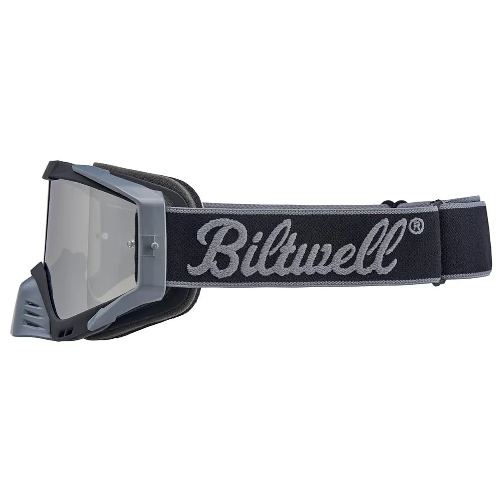 BILTWELL RIDGELINE GOGGLE [SCRIPT GREY/BLACK]