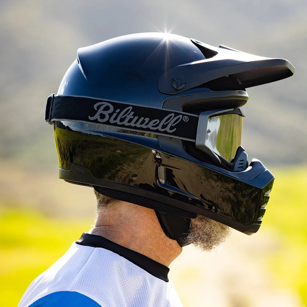 BILTWELL RIDGELINE GOGGLE [SCRIPT GREY/BLACK]