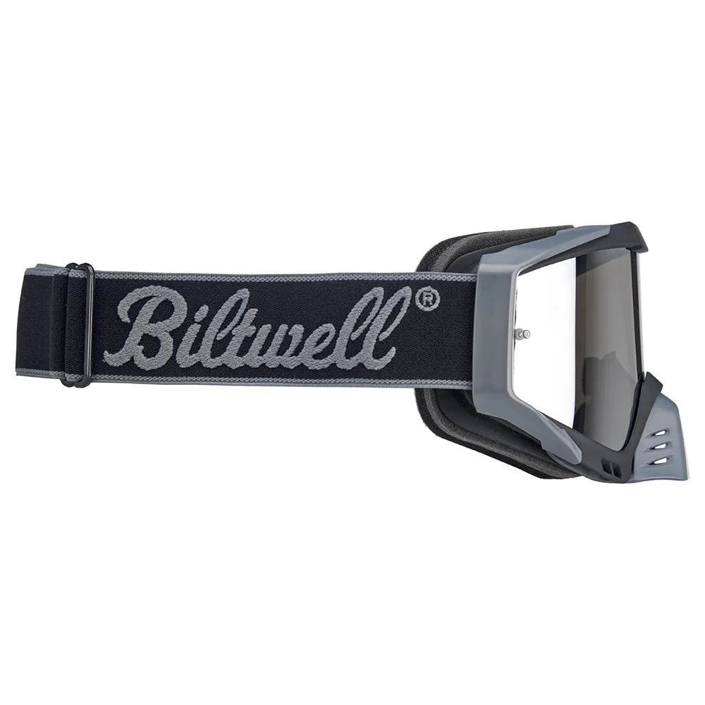 BILTWELL RIDGELINE GOGGLE [SCRIPT GREY/BLACK]