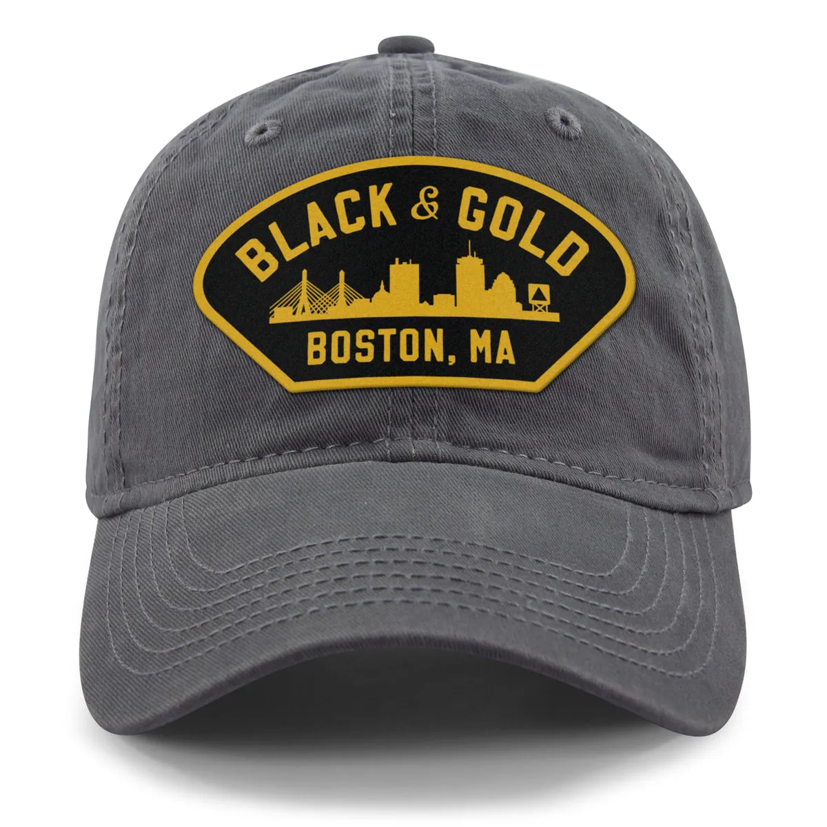 Black & Gold Boston Naval Dad Hat