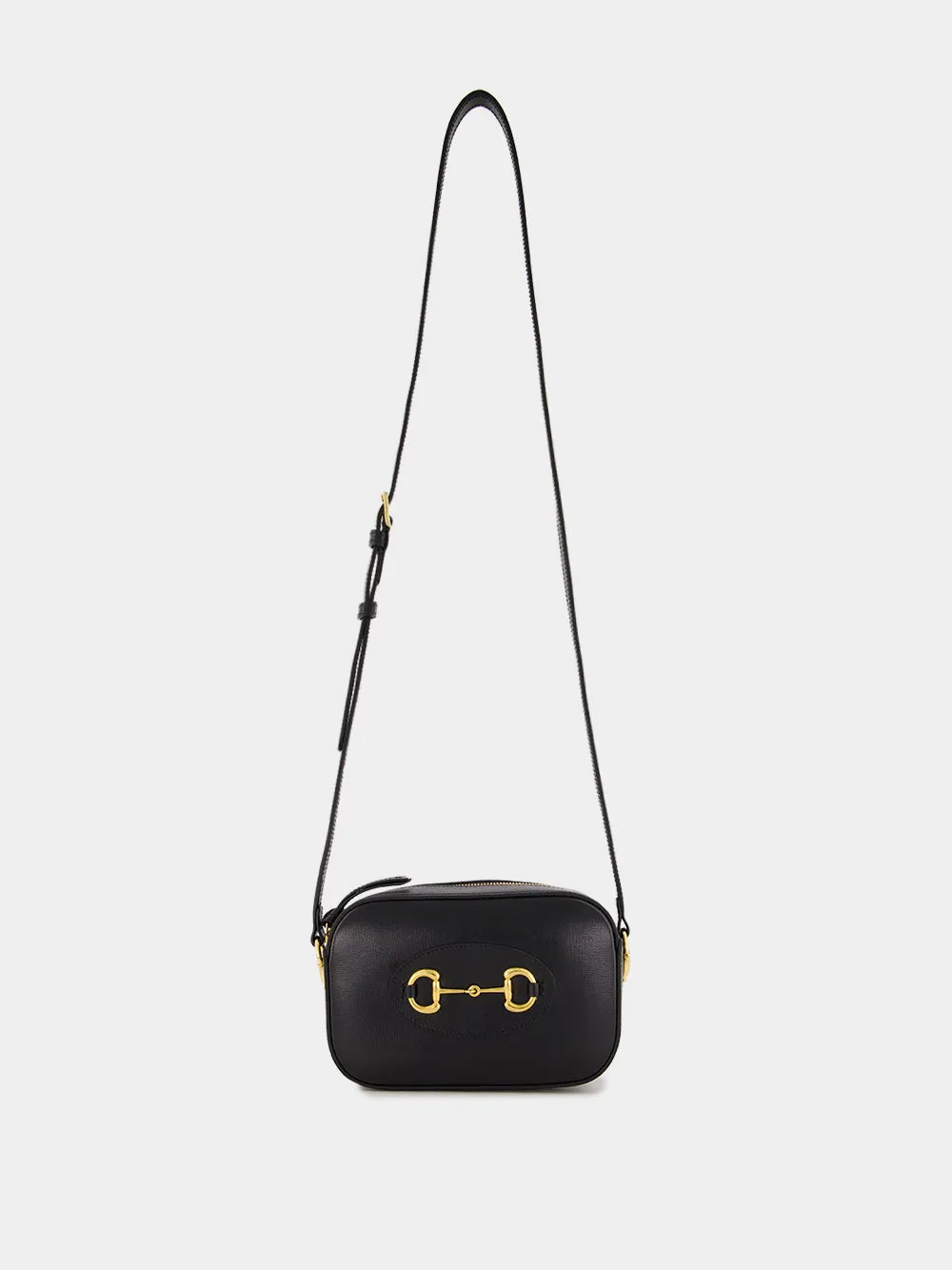 Black Horsebit 1955 Mini Shoulder Bag