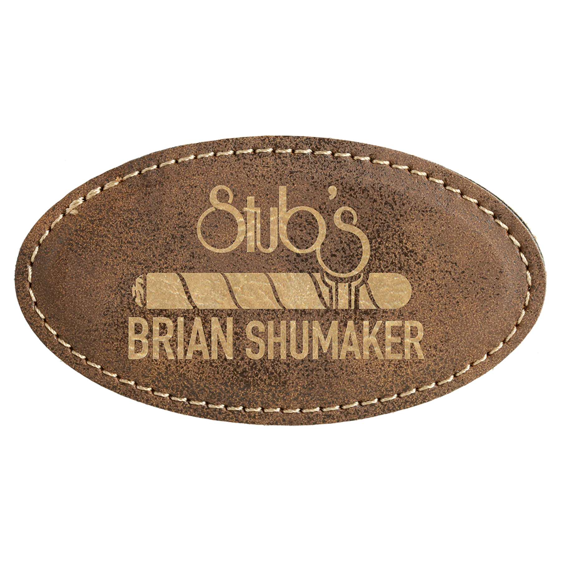 Blank Magnet Oval Badge