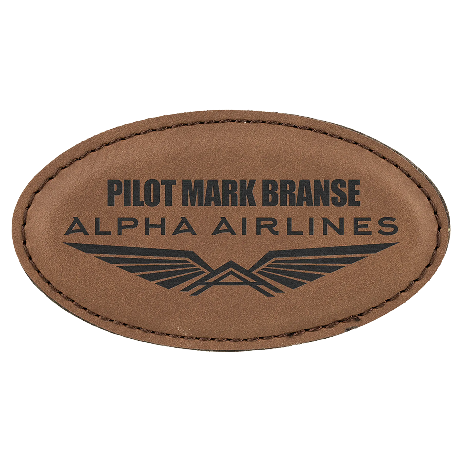 Blank Magnet Oval Badge