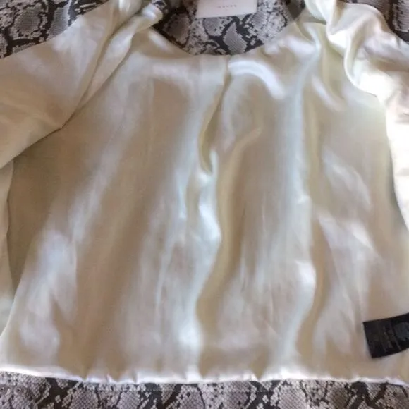 Blank NYC‎ Break Away Snakeskin Moto Jacket Size Med NWT