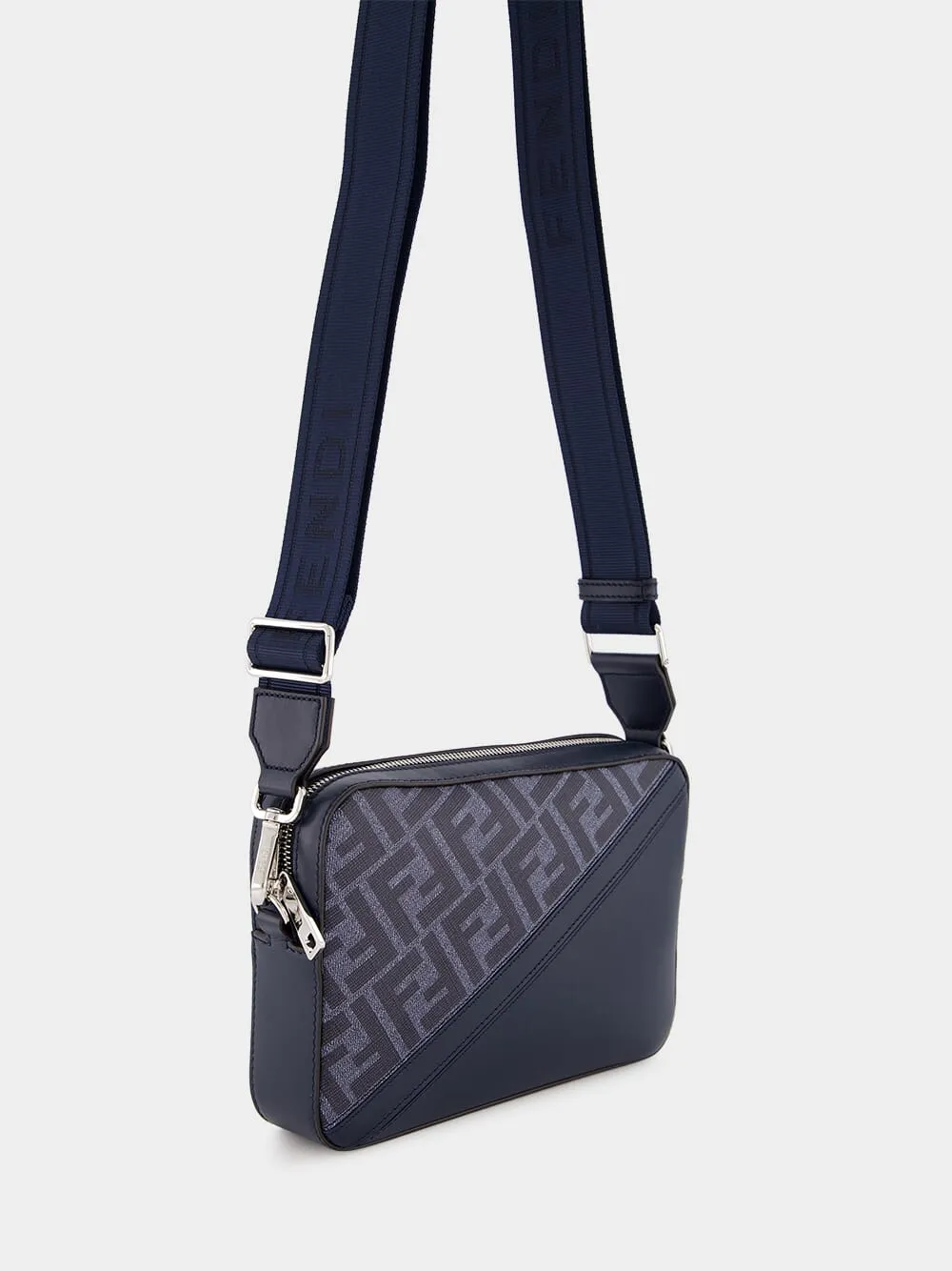 Blue Diagonal Camera Case