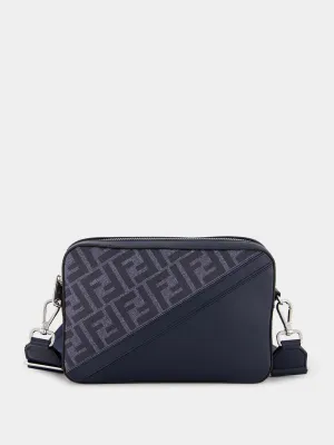 Blue Diagonal Camera Case