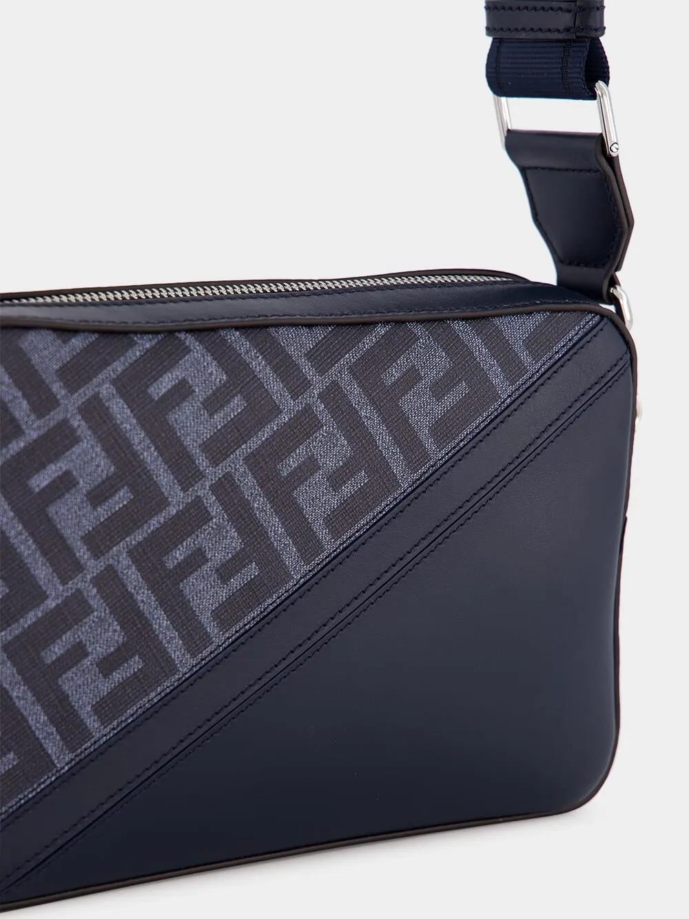 Blue Diagonal Camera Case