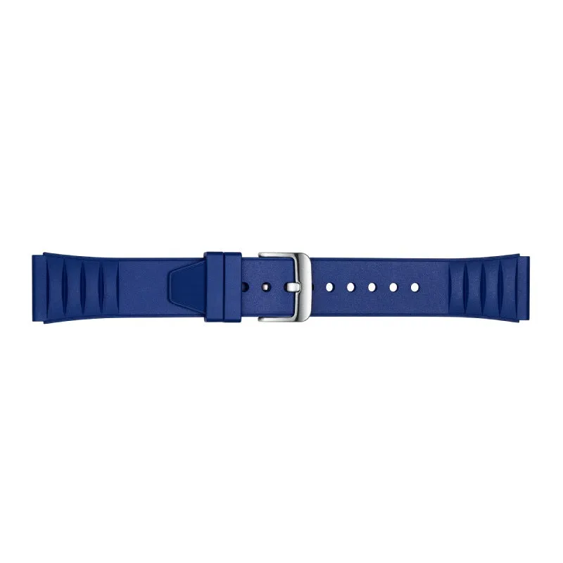 Blue Fluoro Rubber Strap