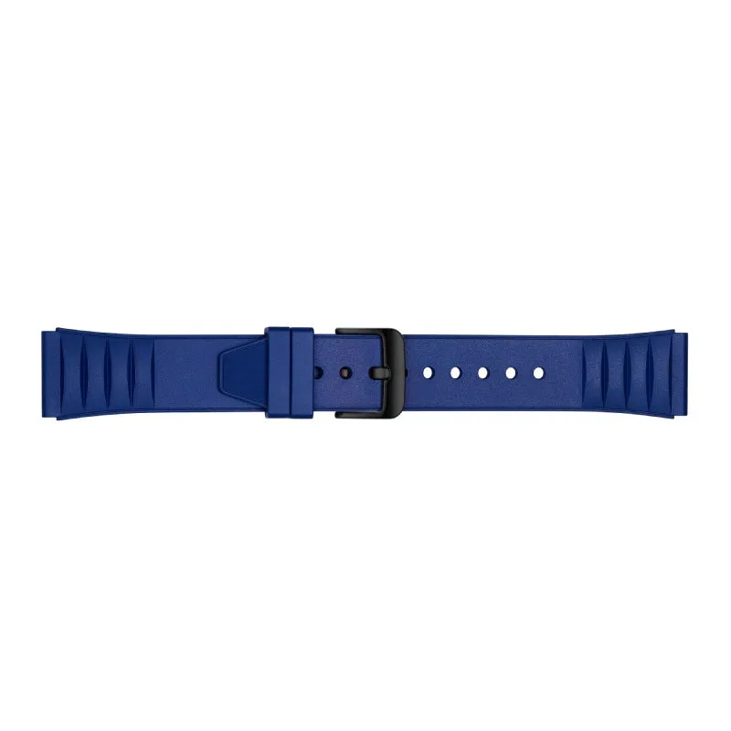 Blue Fluoro Rubber Strap