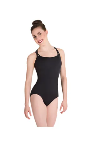 Body Wrappers Double Strap Back Bodysuit Child