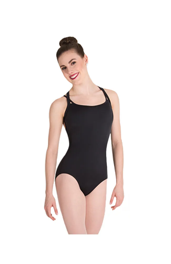 Body Wrappers Double Strap Back Bodysuit Child