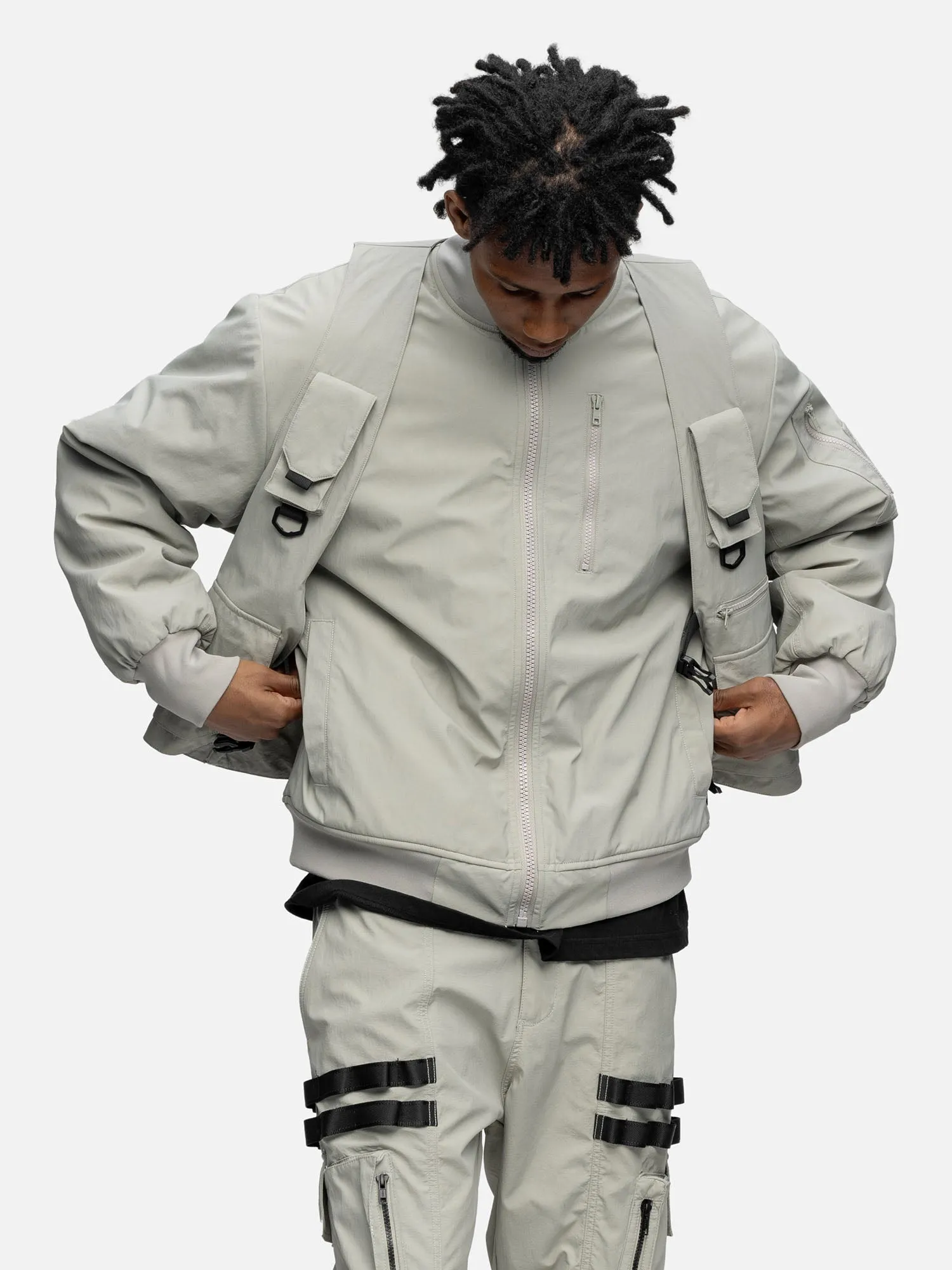 BOMBER JACKET STONE