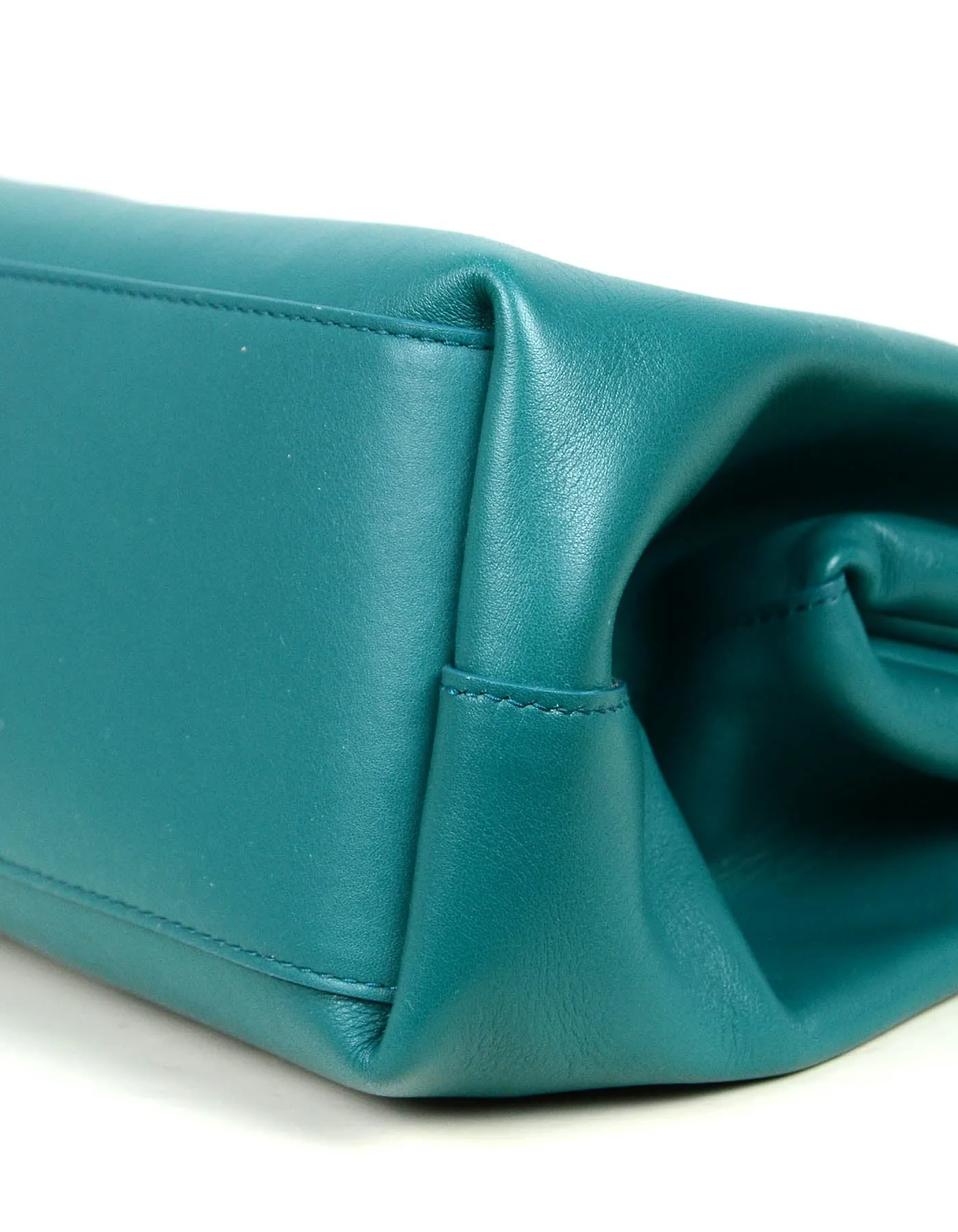 Bottega Veneta 2021 Mallard Blue Medium The Point Bag