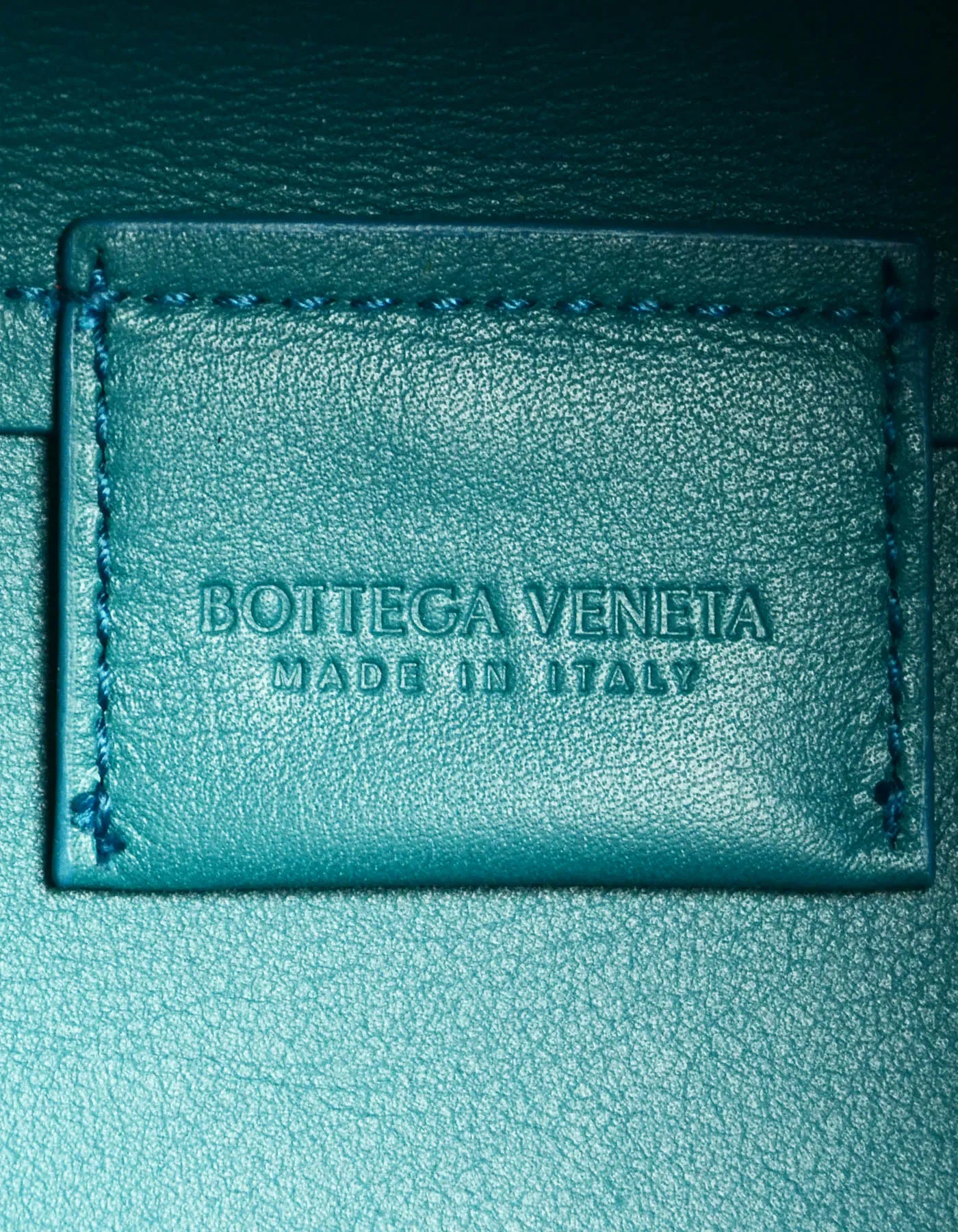 Bottega Veneta 2021 Mallard Blue Medium The Point Bag