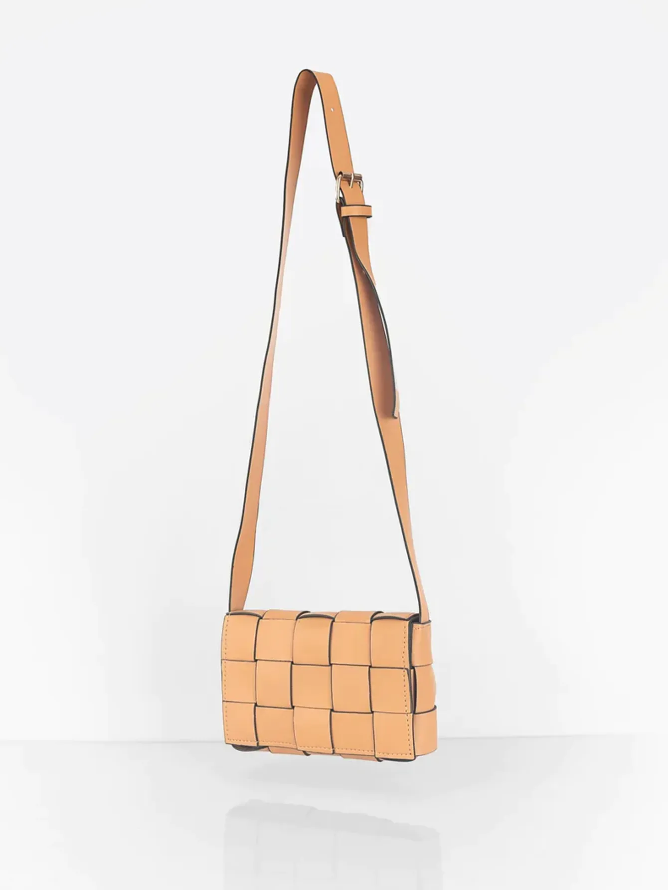 Braided Detail Box Bag - Yellow - FD ⚡