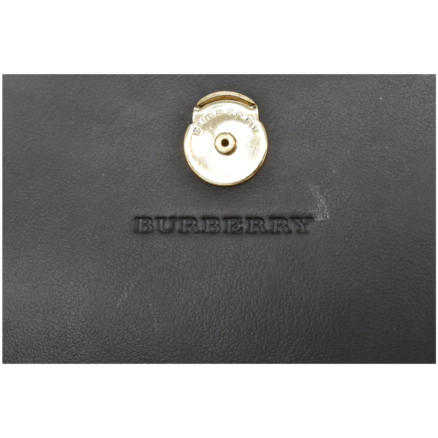 BURBERRY Henley Haymarket Check Canvas Wallet On Chain Crossbody Bag Beige