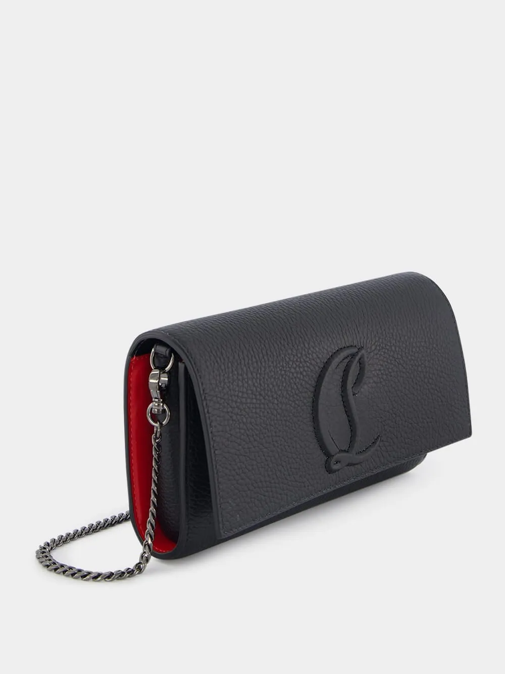 By My Side Black Clutch