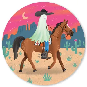 Cactus Club Cowboy Ghost Sticker