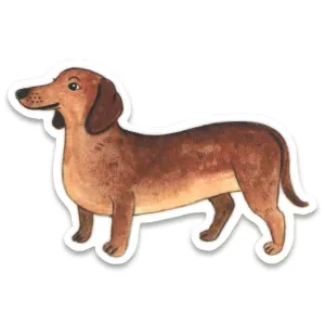 Cactus Club Dachshund Sticker