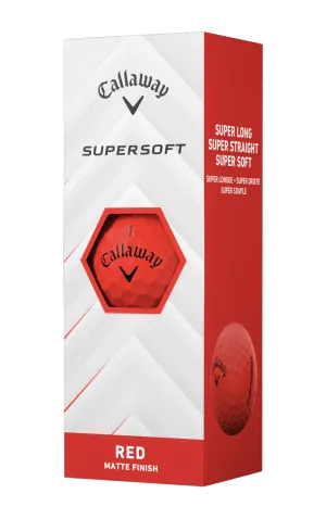 Callaway Supersoft Golf Balls 25 - Red Sleeve