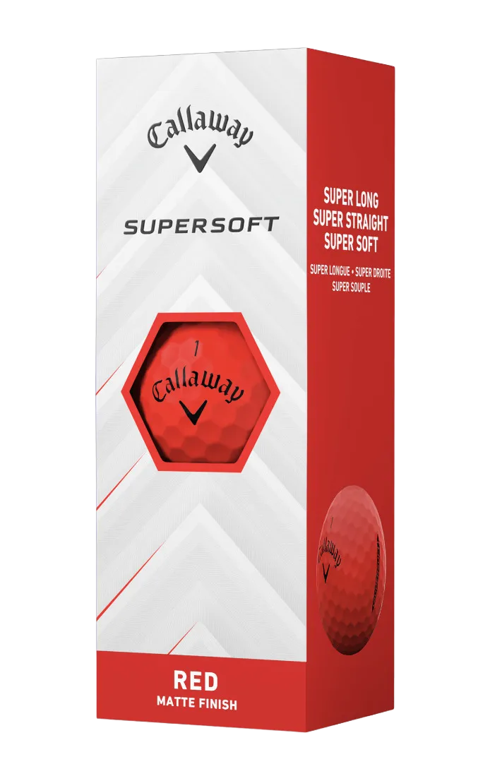 Callaway Supersoft Golf Balls 25 - Red Sleeve