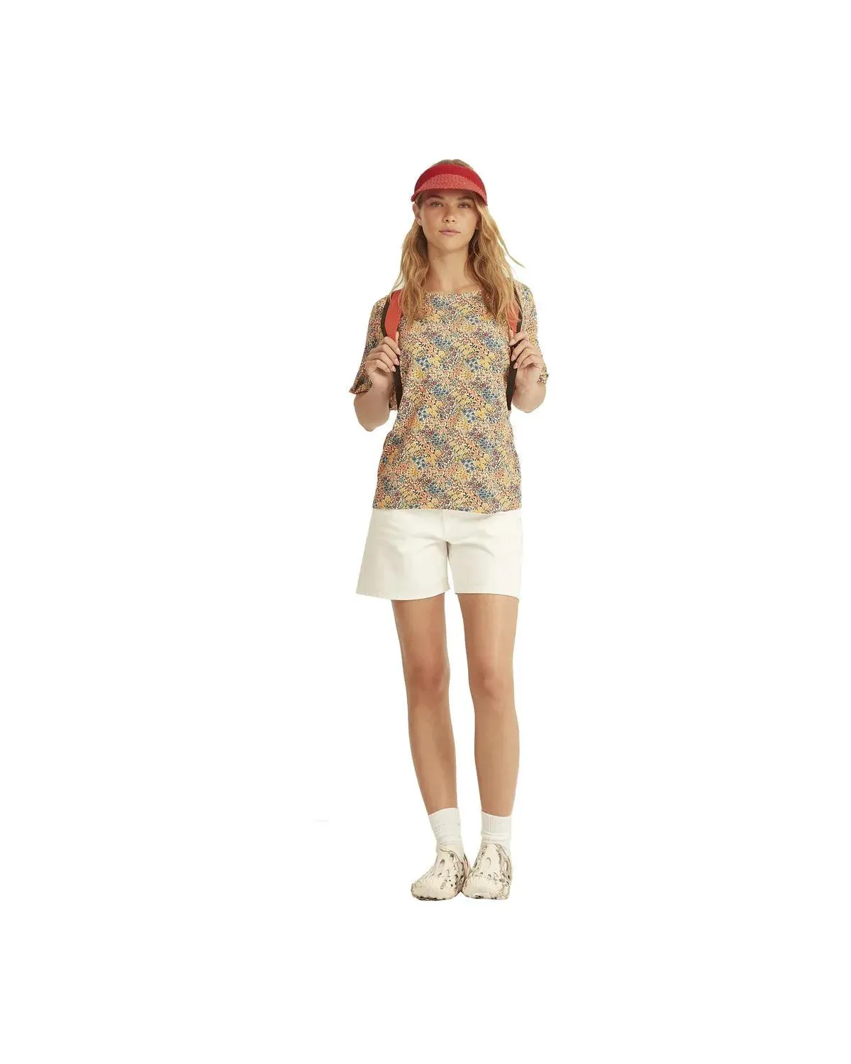 Camiseta Xantik Oversize Floral Fields