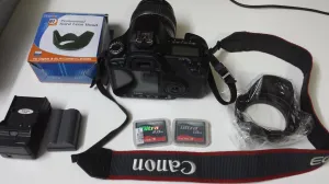 Canon EOS 40D DSLR with 17-85mm lens